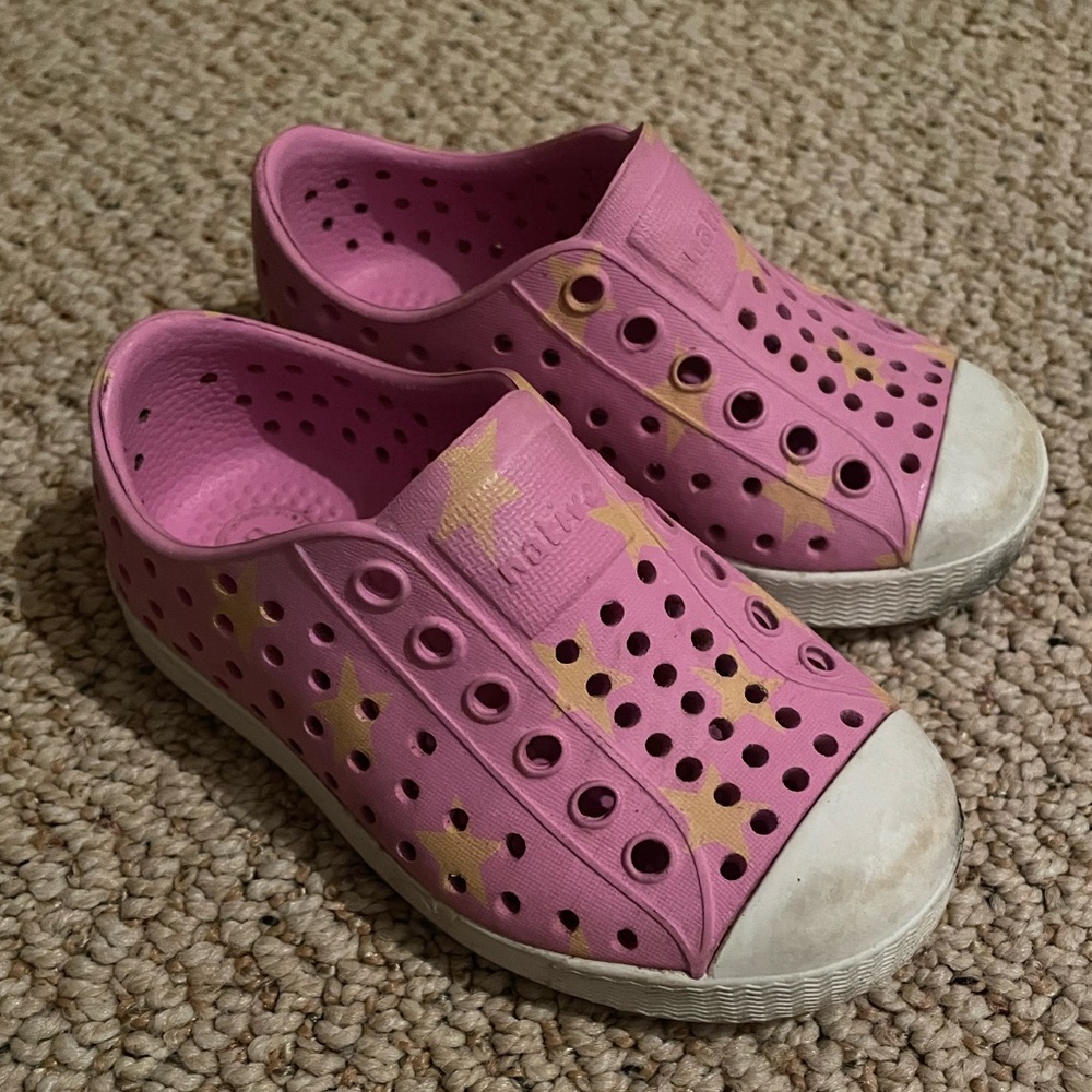 Pink Star Native Toddler Shoes